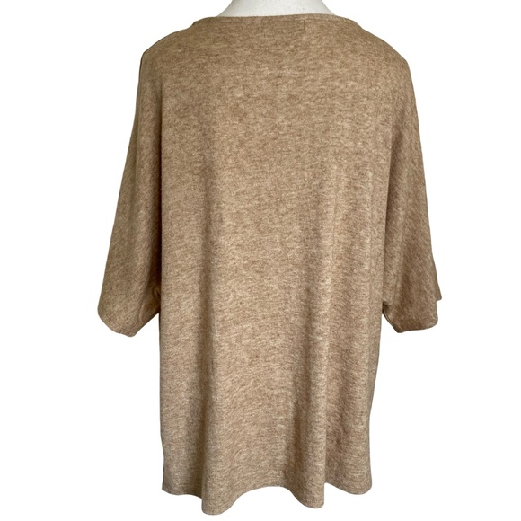 Halston Women's Soft Relaxed Fit Short Sleeve Lightweight XL Sweater. Sz XL - Picture 6 of 15